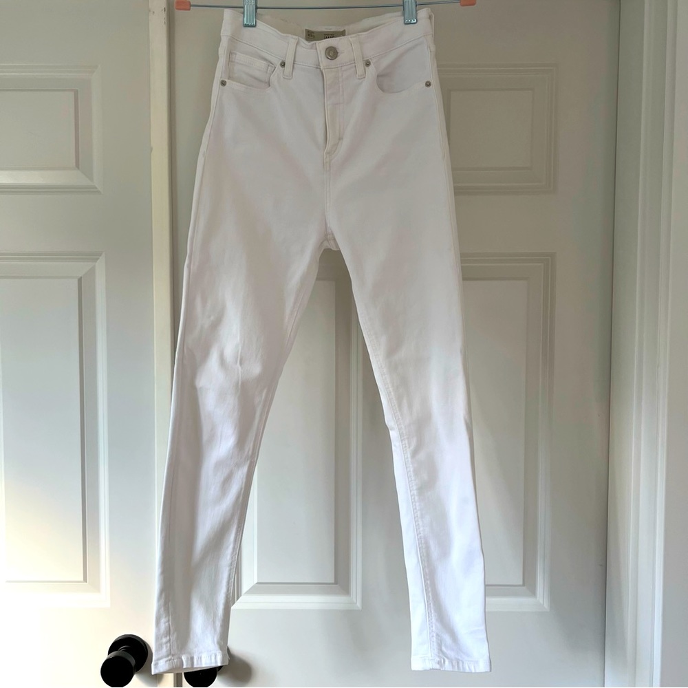 White Jaime Topshop Skinny Jeans